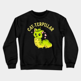 Cat-terpillar Adorable Half Cat Half Caterpillar Crewneck Sweatshirt